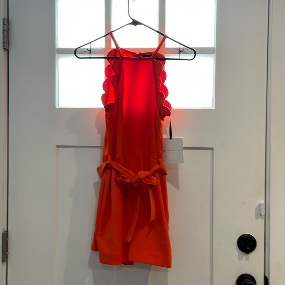 Victoria Beckham x Target Collab Orange romper shorts